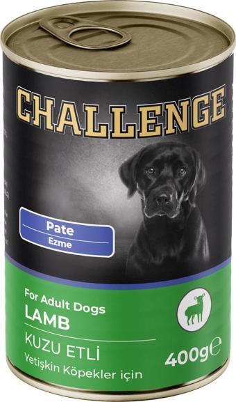 Challenge Pate Kuzu Etli Yetişkin Köpek Konservesi 400 gr