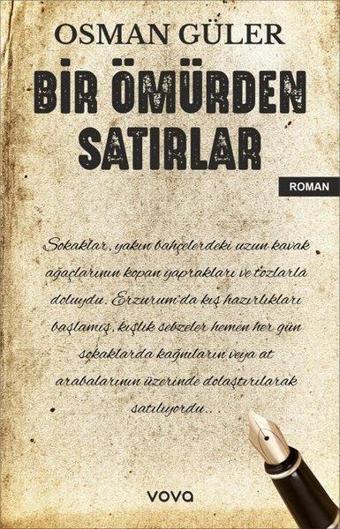 Bir Ömürden Satırlar - Vova Yayınları