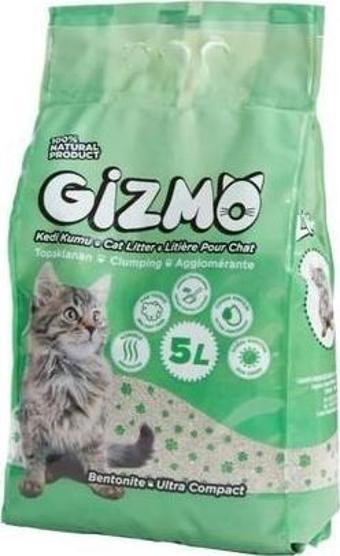 Gizmo Topaklanan İnce Taneli Kedi Kumu 5 L
