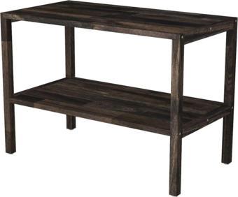 Interbuıld Real Wood Interbuild Masif Akasya Ağaç - Holger 2 Katlı Çok Amaçlı Raf - 699x375x500 Mm - Espresso 
