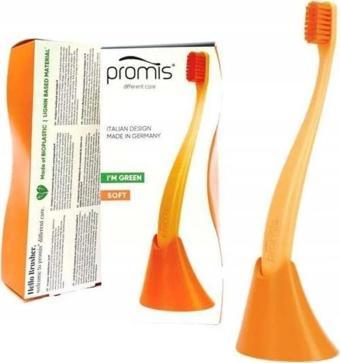 Promis Biplastic Turuncu Single Diş Fırçası 6750 - Soft  - Tutucu Hediyeli