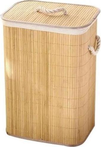 Bambu Kirli Çamaşır Sepeti Dikdörtgen 16565