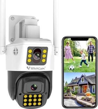 VSTARCAM 2MP Çift Lensli Güvenlik Kamerası Dış Mekan