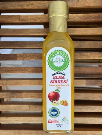 Beferment Organik Zerdeçal Ve Zencefil Özlü Elma Sirkesi (250 Ml)