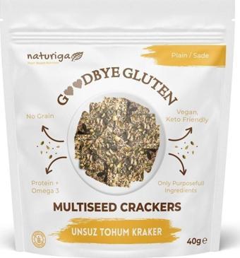 Naturiga Goodbye Gluten Unsuz Tohum Kraker Sade