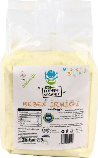 Beorganic Organik Bebek Irmiği 400 G