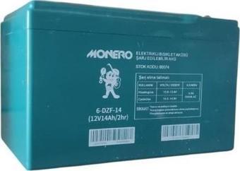 MONERO 12V-14 AMPER YATIK  E-BIKE AKÜ- 2025 ÜRETİM Ebatlar: 150x101x99mm