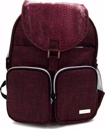 Lullaby Lby-306 Ejder Bordo Sırt Çantası