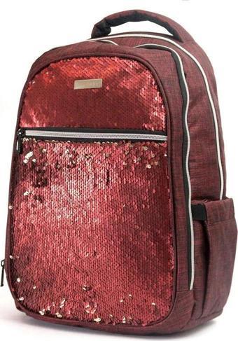 Lullaby Lby-307 Narin Bordo Sırt Çantası