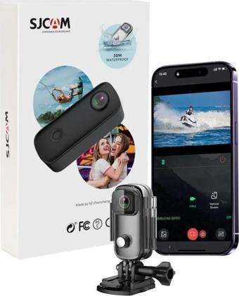 SJCAM C100+ Mini 4K30fps Cep Giyilebilir Vücut Kamerası Black