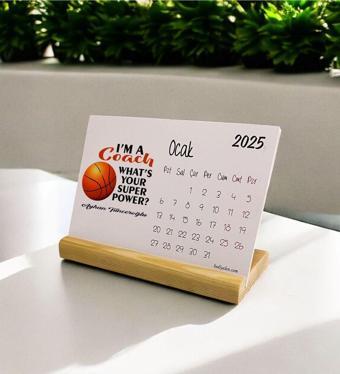 Hediyelen 2025 Basketbol Koçu Masa Takvimi