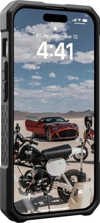 UAG MagSafe Monarch Pro iPhone 15 Pro Kılıfı Kevlar Black