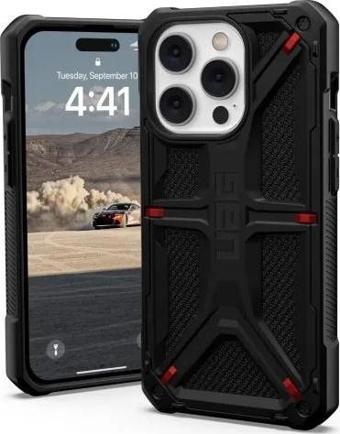 UAG Monarch iPhone 14 Pro Kılıfı Monarch - Kevlar Black