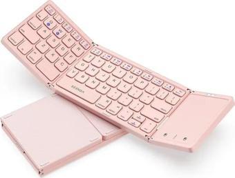 seeda Katlanabilir Bluetooth Klavye Pink