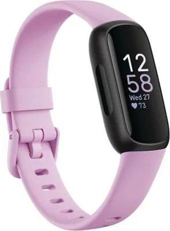 Fitbit Inspire 3 Stres Yönetimi Özellikli Akıllı Bileklik Black/Lilac Bliss