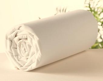 Maki Home Yüzde Yüz Pamuklu Ekru 120x200+50x70 Tek Kişilik Lastikli Çarşaf Seti