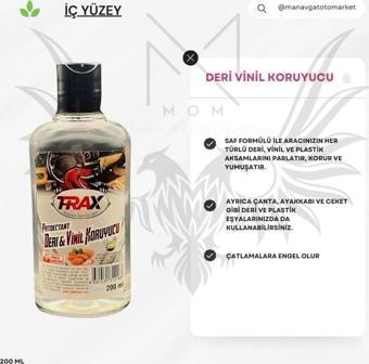 T-Rax Deri Vinil Protectant Yağı 200 Ml Manavgat Oto Market