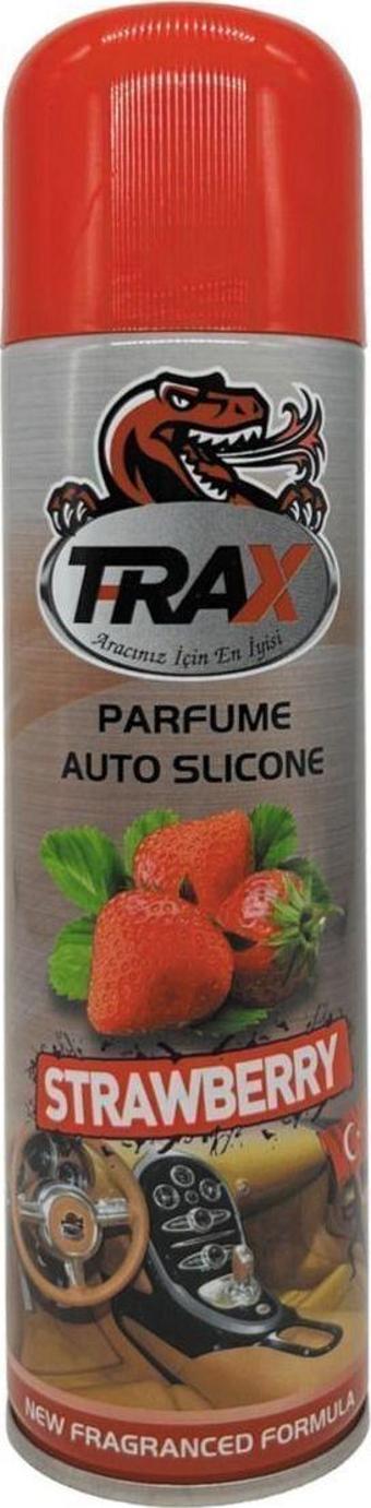 T-Rax Torpido Deri Plastik Için Parlatıcılı Silikon Çilek Kokulu Parfüm Sprey 200Ml