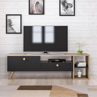 Bmdekor Tv Sehpası Pergo Siyah Çırağan 150 Cm