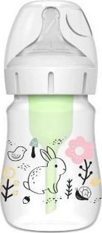 Dr. Browns Geniş Ağız Anti-Kolik PP Biberon 150 ml  Orman Tavşan Desenli