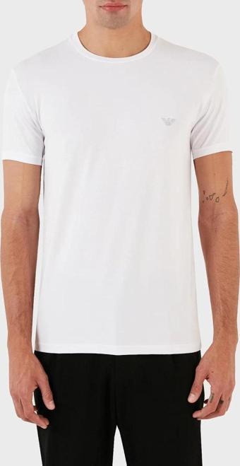 Emporio Armani Bisiklet Yaka Pamuk T-Shirt