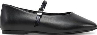 Calvin Klein Siyah Kadın Babet