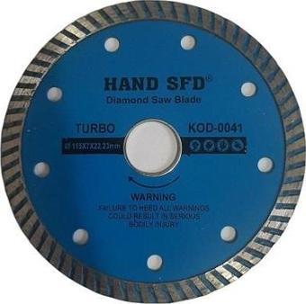 HAND SFD Turbo Kanallı Elmas Testere 115mm 