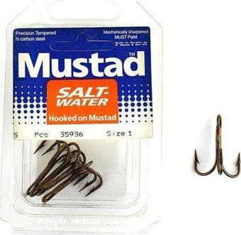 Mustad Saltwater 35936 5 Pcs No:1 3 Lü İğne