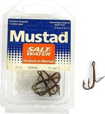Mustad Saltwater 35936 5 Pcs No:2 3 Lü İğne