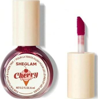 Sheglam For The Flush Lıp & Cheek Tınt, Cherry,Uzun Süre Kalıcı Çok Amaçlı Tint