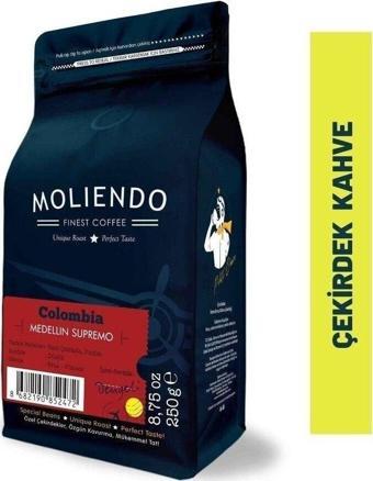 Colombia Medellin Supremo Yöresel Kahve (Çekirdek Kahve) 250 g