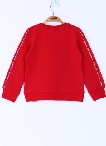 Toontoy Kız Çocuk Always Baskılı Sweatshirt 