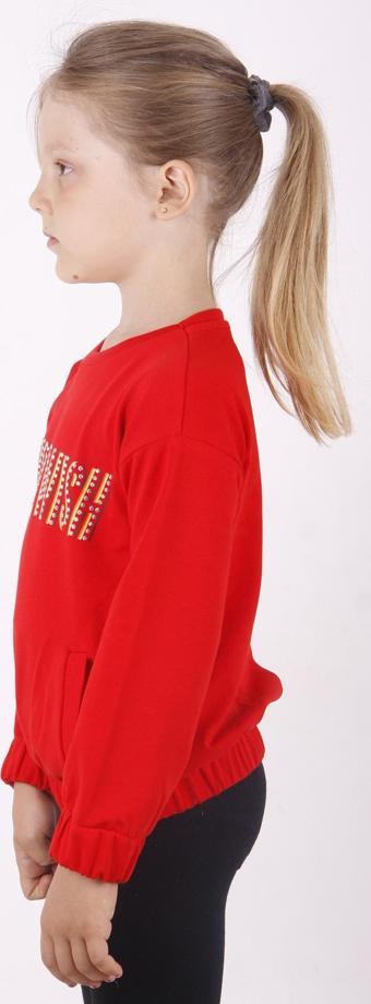 Toontoy Kız Çocuk You Wish Baskılı Sweatshirt