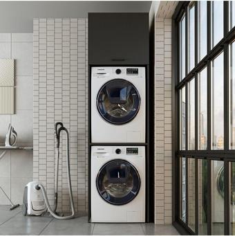 Roomart Banyo Dolabı 231,2X67 Cm Çamaşır Ve Kurutma Makinesi Dolabı