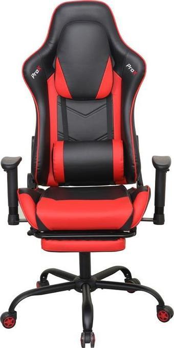 Adore Gaming ProX Oyuncu Koltuğu Siyah / Kırmızı S.Deri 71x77,5-126x136 cm