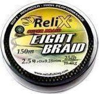 Relix Eight Braid 28 Mm 150 Mt Misina