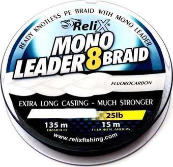 Relix Mono Leader 8 Braid 28 Mm 135 Mt İpek Misn.