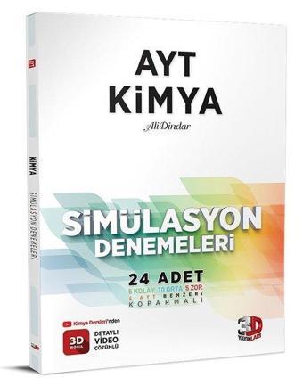 AYT Kimya Simülasyon Denemeleri - Kolektif  - 3D Yayınları