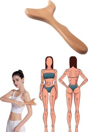 Ankaflex Masaj Cihazı Selülit Masaj Aleti Vücut Sıkılaştırıcı Zayıflatıcı Lenf Drenaj Doğal Ahşap