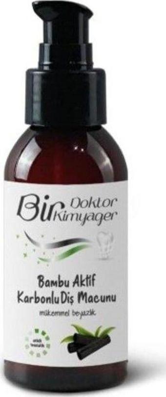 Bir Doktor Bir Kimyager Bambu Aktif Karbonlu Diş Macunu (100 mL)