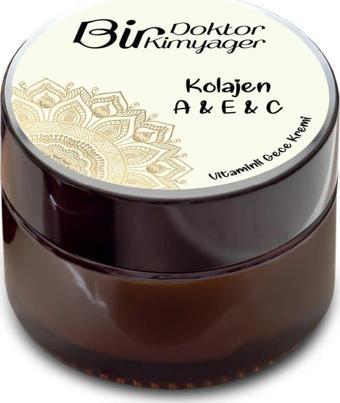 Bir Doktor Bir Kimyager Kolajen & A & C & E Vitaminli Gece Kremi (50 mL)