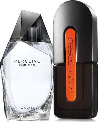 Avon Perceive Erkek Parfüm 100 Ml. Ve Full Speed Erkek Parfüm 75 Ml. İkili Paket