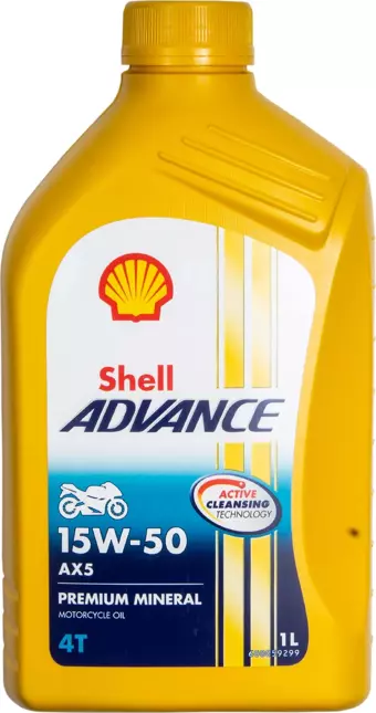 9999-301  SHELL PREMIUM MINERAL 4T AX5 15W-50 MOTOSIKLET YAĞI ADVANCE