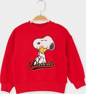 Snoopy Lisanslı Çocuk Sweattshirt 21624