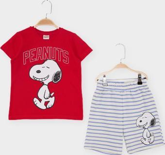 Snoopy Lisanslı Erkek Çocuk 2'li Takım 21951