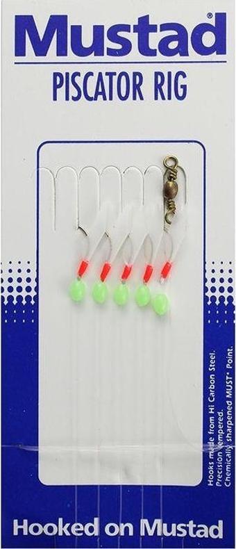 Mustad Y033-008 Pıscator Rıg 0,30mm No:8 Çapari