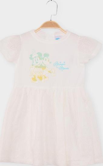 Minnie Mouse Lisanslı Kız Çocuk Elbise 21809