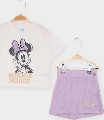 Minnie Mouse Lisanslı Kız Çocuk 2'li Takım 21815