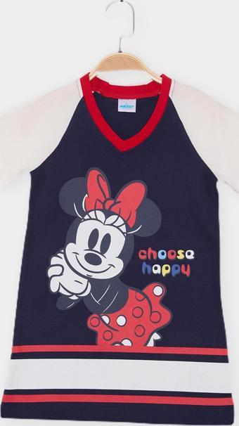 Minnie Mouse Lisanslı Kız Çocuk Elbise 21826