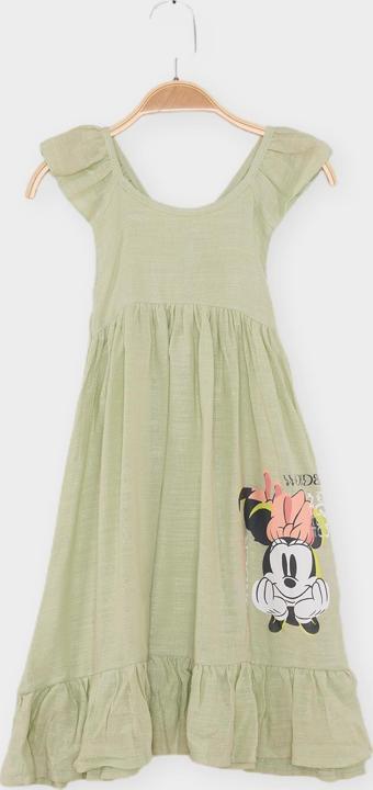 Minnie Mouse Lisanslı Kız Çocuk Elbise 22158
